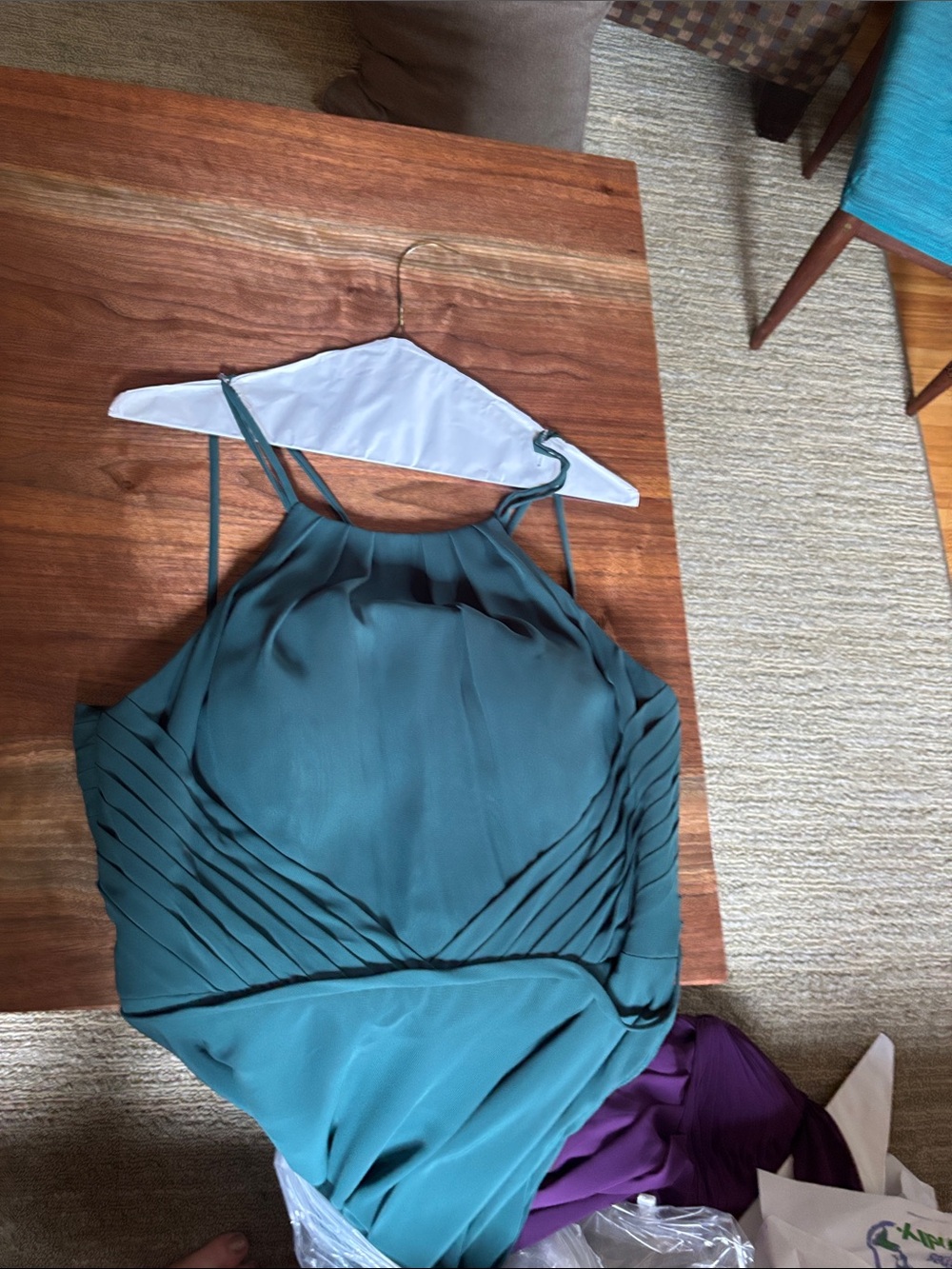Azazie Emerald Green Evening Dress